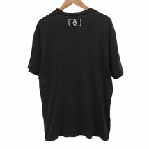 NC211 DIESEL ディーゼル 薄手 半袖 刺繍 デザイン Tシャツ ティシャツ トップス カットソー メンズ M ブラック 黒_画像5