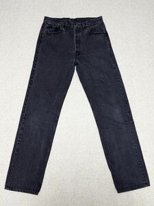 美品 90s Levis リーバイス501 ブラックデニム アメリカ製 米国古着 ジーンズ USA製 黒