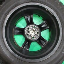 レクサス RX純正 235/60R18 冬用スタッドレス 60%-70%山 ピレリ ICE ASIMMETRICO 4本 5穴PCD114.3 7.5J +35 マットブラック 中古新潟_画像4