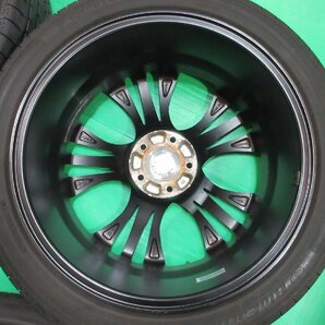 エスティマ 225/45R19 バリ山夏タイヤ 80-85%山 ヨコハマBluEarth RV-02 4本 5穴PCD114.3 7.5J +48 エルグランド エリシオン C-HR 中古新潟の画像4