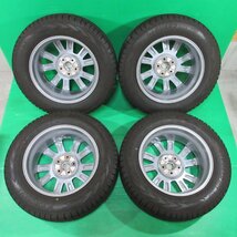 美品 KF系 CX-5純正 225/65R17 冬用2022年バリ山スタッドレス 80%-90%山 ヨコハマ iceGUARD G075 4本 5穴PCD114.3 7J +45 マツダ 中古新潟_画像3