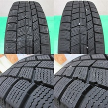 フィット純正 175/65R15 冬用2022年バリ山スタッドレス 90%山 NorthTrek N5 4本 4穴PCD100 6J +50 インサイト シャトル グレイス 中古新潟_画像8