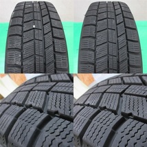 フィット純正 175/65R15 冬用2022年バリ山スタッドレス 90%山 NorthTrek N5 4本 4穴PCD100 6J +50 インサイト シャトル グレイス 中古新潟_画像9