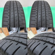 ポルテ 175/70R14 2021年 低燃費 夏タイヤ 70%-80%山 ブリヂストン ECOPIA NH200C 4本 4穴PCD100 5.5J +38 ヴィッツ シエンタ 中古新潟_画像10