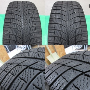 メルセデスベンツ AMG Cクラス C43純正 225/45R18 冬用スタッドレス 50%-55%山 ミシュラン X-ICE3 4本 5穴PCD112 +44/+33 W205 中古新潟の画像9