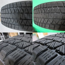 ベンツ Mクラス Rクラス 235/65R17 冬用バリ山スタッドレス 80%山 ブリヂストン BLIZZAK DM-V3 4本 5穴PCD112 7.5J +47 W164 W251 中古新潟_画像9