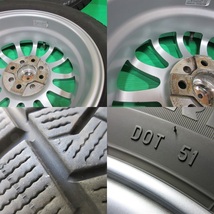 Fiat500 フィアット500 175/65R14 冬用スタッドレス 70%山 ピレリ ICE ASIMMETRICO 4本 4穴PCD98 5J +30 中古新潟_画像8