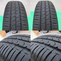 ライフ純正 155/65R13 夏タイヤ 60-70%山 ブリヂストン ECOPIA NH100C 4本 4穴PCD100 4.00B +40 ゼスト ザッツ ホンダ純正 中古新潟_画像8