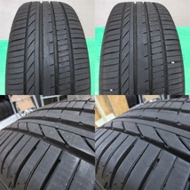 訳有 V36スカイライン純正 225/55R17 2022年夏タイヤ GOODYEAR EfficientGrip Comfort 4本 5穴PCD114.3 7.5J +45 シーマ フーガ 中古新潟_画像9