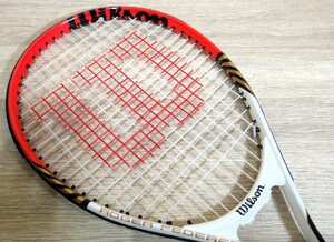 【中古】テニスラケット ウィルソン ロジャーフェデラー 17 キッズ用ラケット WILSON ROGER FEDERER 17 ケース付き