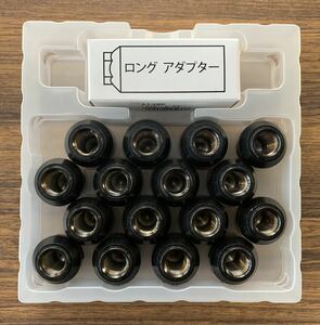 【全国送料無料】RSワタナベ専用ナット16個セット　ブラック12×1.25
