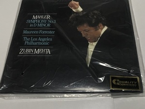 新品　廃盤 Zubin Mehta Mahler Symphony No. 3 Forrester Analogue Productions 2 LP メータ　マーラー　アナログプロダクション 送料無料