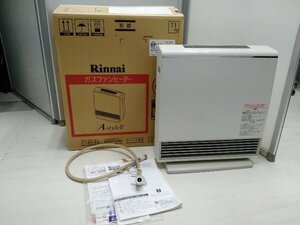 Rinnai リンナイ ガス ファンヒーター RC-N4001NP 2017年製 都市ガス RC-N4001NP-CW クロスホワイト エースタイルV ガスホース付き