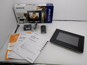  дешевая доставка не использовался товар SONY Sony цифровая фоторамка S-Frame DPF-D720 7 type B черный Noir