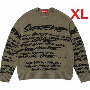XL Supreme Futura Sweater Olive シュプリーム フューチュラ セーター オリーブ box logo