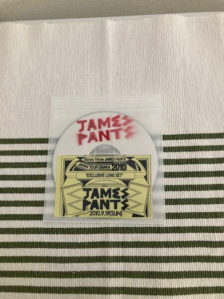 JAMES PANTS/STONES THROW JAPAN TOUR OSAKA 2010