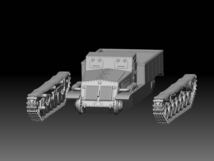1/72 レジンキット　未塗装 WWⅡ　日本陸軍 戦車　四式中型装軌貨車　 【同梱可能】240324_画像4