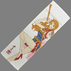 【未開封品】「一番くじ　ワンピース　ONE PIECE　GIRL’S COLLECTION　覇ノ煌」 E賞　ガーゼタオル　ナミ