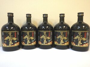 古酒 未開栓 5本セット 霧島酒造 本格焼酎 黒霧島 720ml 25% A10743sy