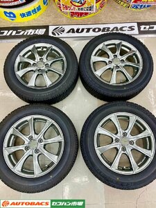 【スタッドレス+15インチアルミ】レーベンBX 1555+45 5H100　+AQ. アイスエスポルテ 175/65R15【中古品】