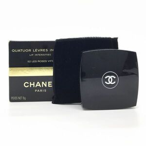 CHANEL シャネル QUATUOR LEVRES INTENSES LIP INTENSITIES 52 LES ROSES VIFS リップパレット 9g ☆未使用品　送料140円