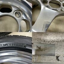 希少！鍛造！ディスモンド リーガマスター 15インチ6.5J+35 PCD100-4H 195/50R15国産タイヤ2023年製造付！ロードスター、シビックなどに！_画像6