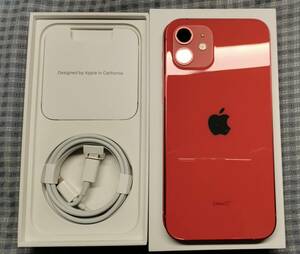 ★☆【美品】SIMロック無し　iPhone 12 （PRODUCT） RED 64GB　☆★ 