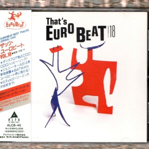 Σ 美品 1990年 16曲入 CD/ザッツユーロビート VOL.18 THAT'S EUROBEAT/アルファタウン メラ ジェニー キー FCF 他の画像1