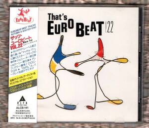 Σ 1990年 9曲入 CD/ザッツ ユーロビート VOL.22 THAT'S EUROBEAT/ラジオラマ ジェニー キー アレフ ターシャ ミスター ブラック FCF 他