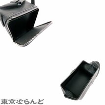 101715252 ヴァレクストラ Valextra トリックトラック スモールバッグ グレー レザー ハンドバッグ メンズ_画像5