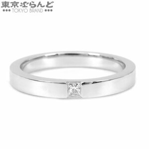 101707719 ハリーウィンストン プリンセスカット マリッジ リング WBDPPCBZS10 Pt950 ダイヤモンド 19号相当 指輪 レディース 仕上済