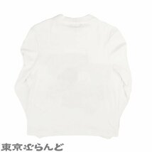 241100044883 シャネル ココシャネル ロングTシャツ P63300K48961 ホワイトxブラック コットン スパンコール カメリア XS 長袖 レディース_画像2