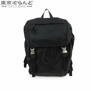 101716016 プラダ PRADA トライアングルロゴ バックパック 2VZ062 ブラック ナイロン バッグ リュック デイパック メンズ