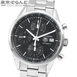 101712590 1円 タグホイヤー カレラ クロノグラフ ブラック SS 腕時計 メンズ 自動巻 オートマチック 運針あり 日差大 クロノ不動 現状