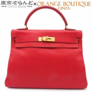 101717557 エルメス HERMES ケリー32 内縫い ○Y刻印 ルージュヴィフ ゴールド金具 ガリバー ハンドバッグ レディース