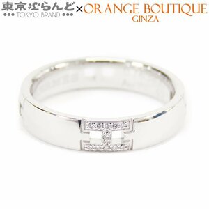 101708819 Hermes HERMES Hercules ring white gold K18WG diamond 47 ring lady's finish settled 