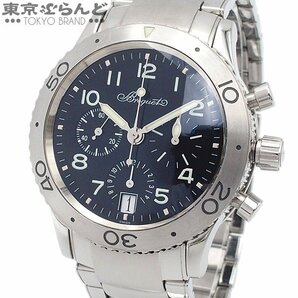 101719151 1円 ブレゲ Breguet TYPEXX アエロナバル 3820.H2.SW9 ブラック SS 腕時計 メンズ 自動巻の画像1