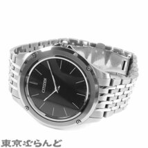 101719122 シチズン CITIZEN エコドライブワン AR5000-50E ブラック SS サーメット 薄型 2.98mm 箱・保証書付き 腕時計 メンズ ソーラー_画像2