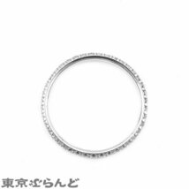 101716766 ティファニー TIFFANY&Co. メトロ フルエタニティリング Pt950 ダイヤモンド 9号相当 総0.19ct プラチナ リング 指輪 レディース_画像4