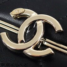 101719769 シャネル CHANEL マトラッセ スモールボックス チェーンショルダー AP2656 ブラック S金具 ラムスキン 31番台 バッグ レディース_画像5