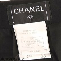 101691734 シャネル CHANEL フレアスカート スリット P29480V19448 ブラック ウール 06A 40 スカート レディース_画像3