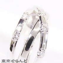 101678799 タサキ TASAKI ダイヤモンド イヤリング ホワイトゴールド K18WG 総0.22ct レディース 仕上済_画像3