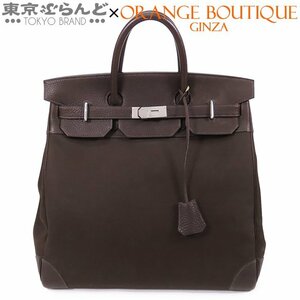 101681403 エルメス HERMES オータクロア 40 □G刻印 茶 ショコラ シルバー金具 フィヨルド トワルオフィシエ ハンドバッグ ユニセックス