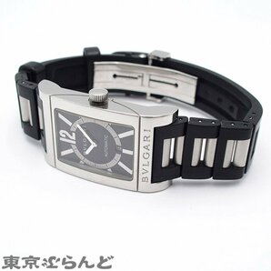 101715292 1円 ブルガリ BVLGARI レッタンゴロ RT45S SS ラバー 腕時計 メンズ 自動巻の画像2