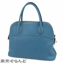 101720706 エルメス HERMES ボリード 31 □H刻印 ブルージーン シルバー金具 トリヨン 2WAY ショルダーバッグ ハンドバッグ レディース_画像2