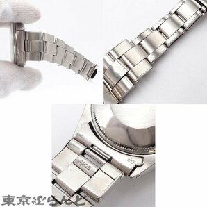 101719156 1円 ロレックス ROLEX エアキング 5500 シルバー SS 腕時計 メンズ 自動巻 26番台 オイスター巻きブレス アンティークの画像7