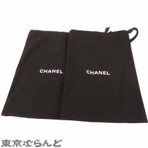 101717319 シャネル CHANEL アイコン トングサンダル G39860 ブラックxゴールド ラムスキン マトラッセステッチ 37 ビーチサンダル_画像9