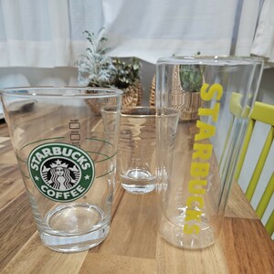 スターバックス　タンブラーグラス2点とバーニーズニューヨークのグラス1点　計3点セット　まとめ売り