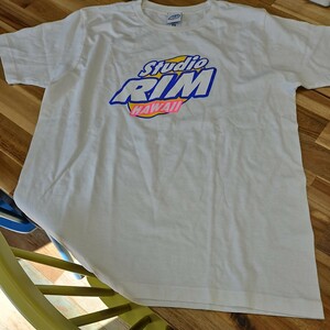 Studio RIM Hawaiiスタジオリムハワイ　綿100　Tシャツ　メンズM　レディースLL位