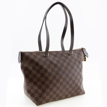 LOUIS VUITTON ルイ・ヴィトン イエナPM N41012 FL4138 トートバッグ ダミエキャンバス 茶 レディース【W121324446】中古_画像3